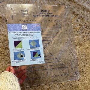 June Tailor Perfect Half-Square & Quarter-Square Triangles Ruler